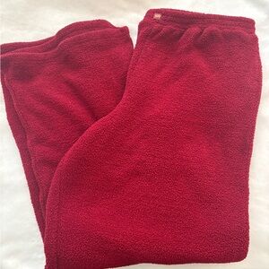 Cozy Kids Red Fleece Pants